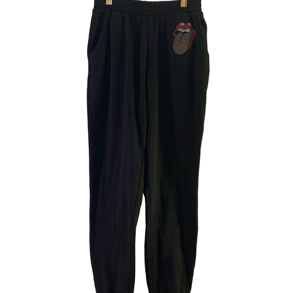 THE ROLLING STONES Women’s Black Sweat Pants / Size: XS